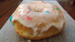 Vegan Doughnut at Bona! Cafe at Bona! Cafe in Tijuana