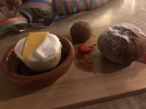 Nachtisch und danach waren wir pappsatt #Veganuary at The Vegan Eagle in Hamburg