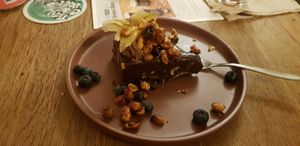 Brownie at The Vegan Eagle in Hamburg