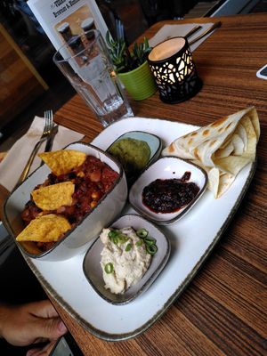 5 bean chilli at The Vegan Eagle in Hamburg