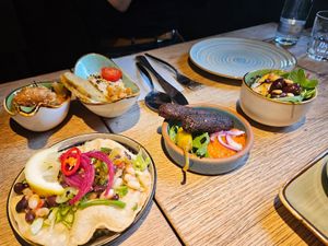 Tapas at The Vegan Eagle in Hamburg