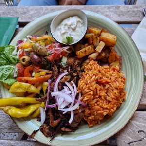 Gyros at The Vegan Eagle in Hamburg