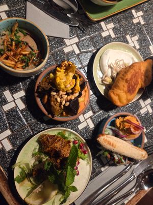 5 Vorspeisen at The Vegan Eagle in Hamburg