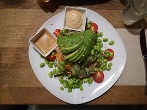 Avocado at The Vegan Eagle in Hamburg