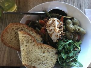 Antipasti at The Vegan Eagle in Hamburg