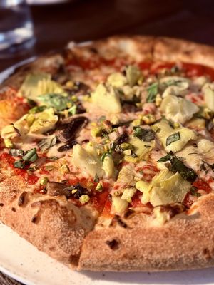 Build your own pizza, vegan cheese optionn  at Café '36 in Kalamazoo
