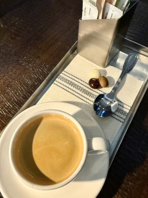 Cappuccino with almond milk   at Café '36 in Kalamazoo
