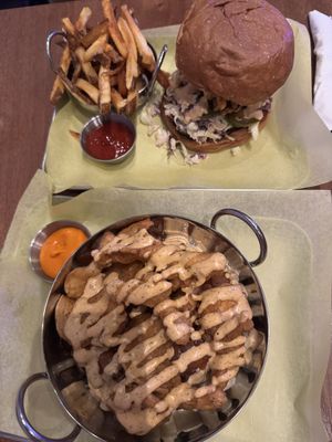 KFV bowl and sandwich  at Fungi Foods in Oakland