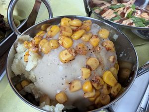 Mashed potatoes   at Fungi Foods in Oakland