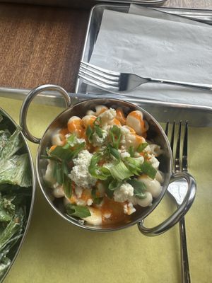 Buffalo Mac with blue cheese smaller size  at Fungi Foods in Oakland