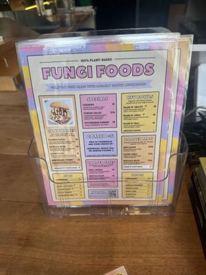 Menu  at Fungi Foods in Oakland