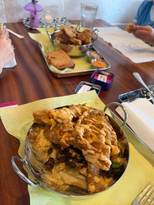 Mushroom comfort foodd  at Fungi Foods in Oakland