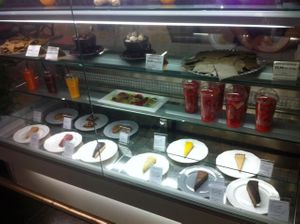 desserts at Bruno's Chill and Love in Zagreb