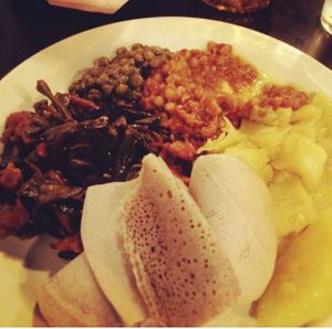 lunch buffet   at Lalibela in New Haven