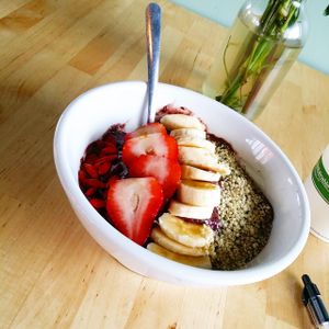 acai bowl at Trilogy Sanctuary in La Jolla