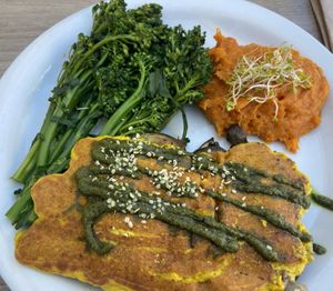 Eggplant dish   at Trilogy Sanctuary in La Jolla