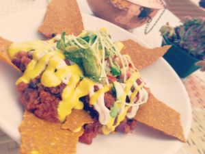 NACHOS!  at Trilogy Sanctuary in La Jolla