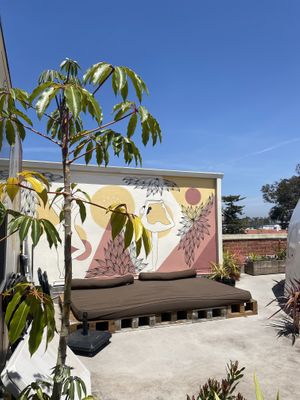 Wellness Side of Rooftop Terrace w/Lovely Blue Sky  at Trilogy Sanctuary in La Jolla
