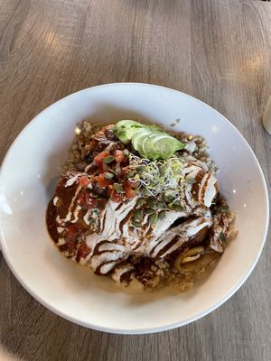 Enchiladas  at Trilogy Sanctuary in La Jolla