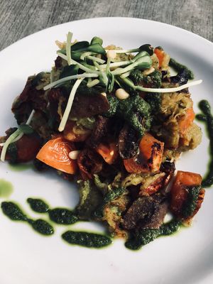 Mediterranean Spaghetti Squash at Trilogy Sanctuary in La Jolla