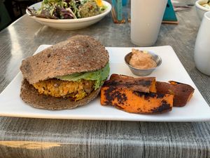 Burger at Trilogy Sanctuary in La Jolla