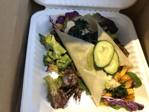 Sage wrap at Trilogy Sanctuary in La Jolla