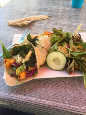 Holy sage wrap at Trilogy Sanctuary in La Jolla