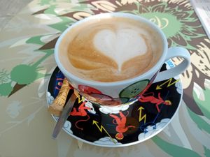 Cappucino at Bagels & Beans - Piet Heinplein in The Hague