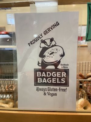 Vegan bagels  at Mister Bagel in Brunswick