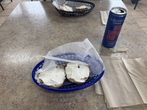   at Mister Bagel in Brunswick