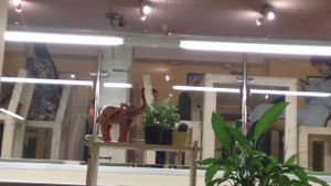 Seating area ( 2nd floor) at Jagannath na Tverskoy in Moscow