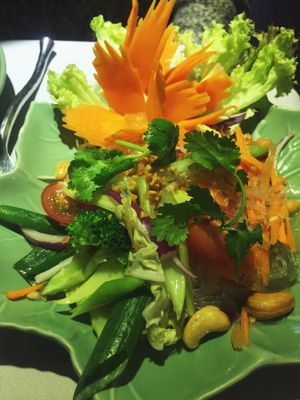 Spicy Salad at Jintana Thai in Bowness-on-windermere