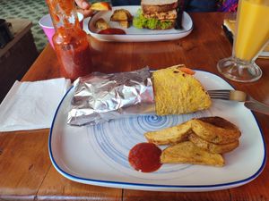 Wrap at Mandarina in Quetzaltenango