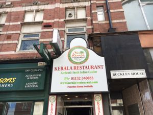 outside  at Kerala Restaurant in Leeds