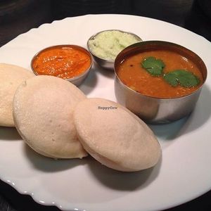 Idly Sambar at Kerala Restaurant in Leeds