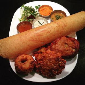 Vegan Snack Tray at Kerala Restaurant in Leeds