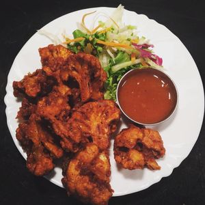 Gobi 65 at Kerala Restaurant in Leeds