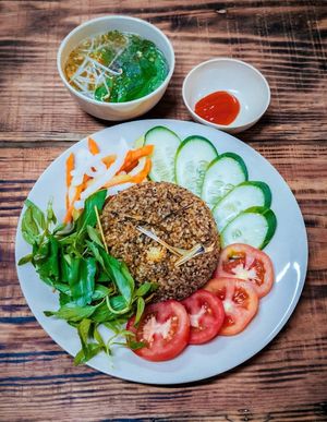 cơm chiên sa tế at Tacos Chay Hoàng Tú - Vegan kitchen  in Da Lat