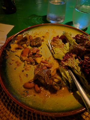 My empty bourguignon plate at Kif Kif - Plant Based Restaurant in Hoi An
