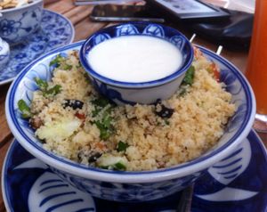 Couscous/chickpea salad ($3) at Epic Arts Cafe in Kampot