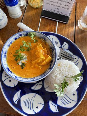 Tofu Amok  at Epic Arts Cafe in Kampot