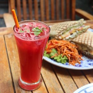 Watermelon Cooler at Epic Arts Cafe in Kampot