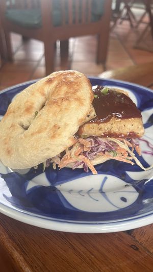 Korean bagle  at Epic Arts Cafe in Kampot