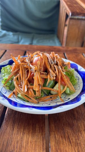 Side salad  at Epic Arts Cafe in Kampot