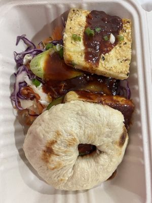 Korean spiced bagel (take away)  at Epic Arts Cafe in Kampot