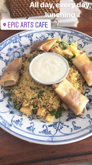 Eggplant Rolls at Epic Arts Cafe in Kampot