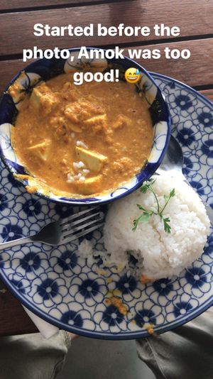 Tofu Amok at Epic Arts Cafe in Kampot