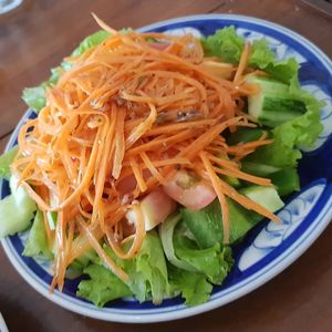 Salad (1$!!!) at Epic Arts Cafe in Kampot