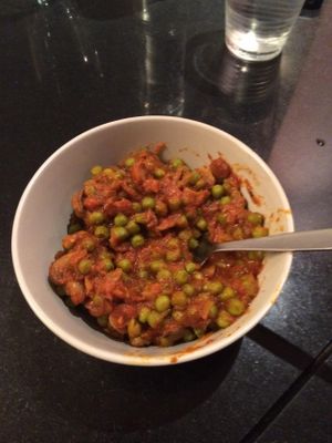 cafe nirvana peas at Nirvana Cafe in Luxembourg City