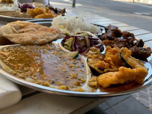 Plat at Nirvana Cafe in Luxembourg City